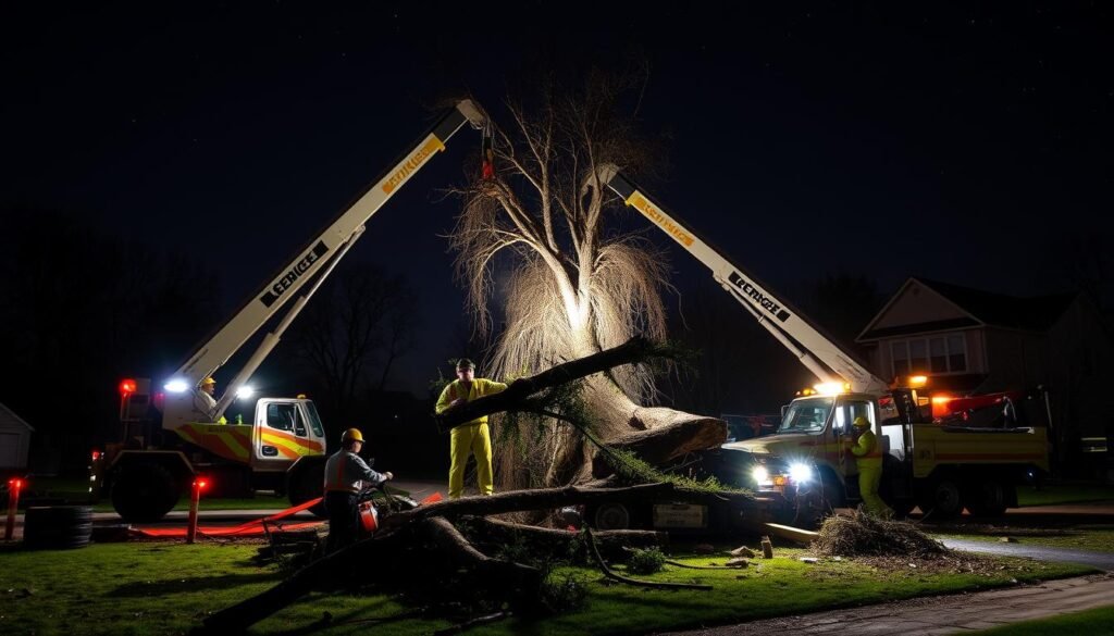 24/7 emergency tree removal service